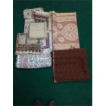 A paisley cloth cover with various Indian , Asian cloth.