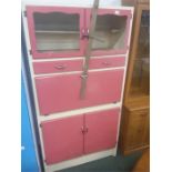 A 50's style pantry cupboard.