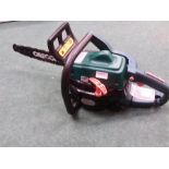 A Pwr33cc petrol chainsaw.