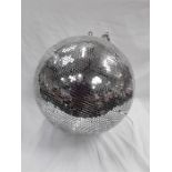 A disco mirror ball. (with some damage).