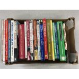 A box of railway books including several Great Central, plus others by Robert Adley and Paul