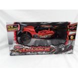 A boxed RC Turbo Dragon's radio controlled Blaze Runner. (R3)