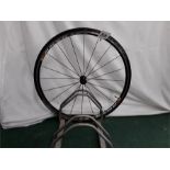 A Mavic Aksium front wheel for a road bike. In good condition. (R10)