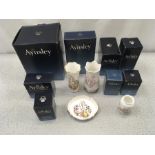 A collection of Aynsley china.