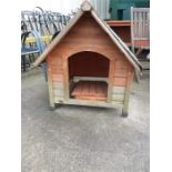 A dog kennel.