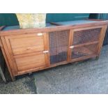 A large rabbit hutch.