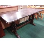 A refectory table.