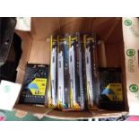 A box of saw blades and drill bits.(4).