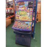 The Codfather fruit machine working, needs converting to new pound coins. Comes with instruction/