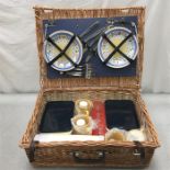 A picnic hamper.