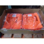 Twenty Hi-Vis waistcoats in orange, size medium.