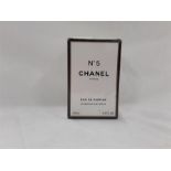 A sealed box of Chanel No5 spray perfume 100ml. (R28)
