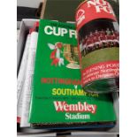 A box of football programmes to include Nottingham Forest V Southampton, Liverpool V Nottingham