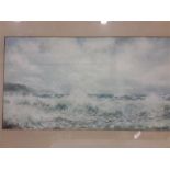 Watercolour seascape "The incoming tide "" signed Victor Noble rainbird 1930 ASI L. 34 x 22 inches