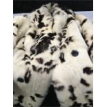 An Ocelet fur coat