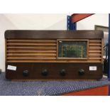 A vintage radio.