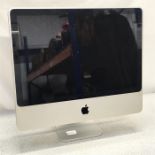 An Apple iMac with 20” screen