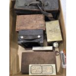 A box of Kodak camera accessories etc.