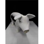 A resin shop pig.