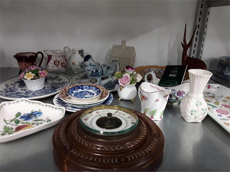 A quantity of mixed china to include Minton, Balleen, Coalport etc.