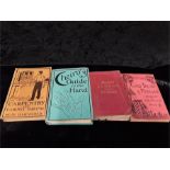 Four various hardback books. Baedekers London 1905, card tricks and puzzles by Berkeley and Rowland,