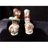 Beswick Benjamin bunny,Appley Dapply 1971,Squirrel Nutkin , Timmy Tiptoes