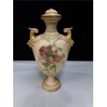 A Royal Worcester pot.