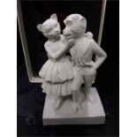 Boxed Coalport beauty and the beast sculptor- 215