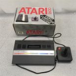 An Atari 2600 video computer system.