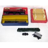 HORNBY DUBLO/TRIX - Hornby Dublo 2400 TPO Mail Van Set missing Switch and Mail Bags otherwise