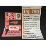 Record Company Advertising Posters Plus Rank Strand 1947 Information Booklet. Here we have 4