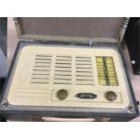 Visor Portable Radio. Vidor CN420 “Regatta” attache portable radio from 1952. These came in