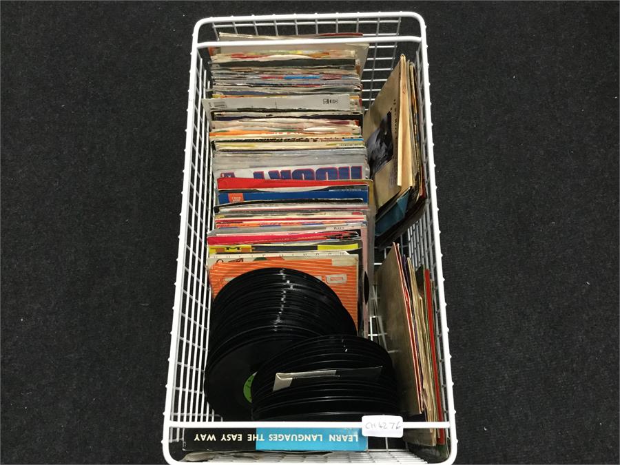 Box Of 7” Various 45rpm Singles. Allsorts Of genres and years here and mainly in VG++ Conditions.