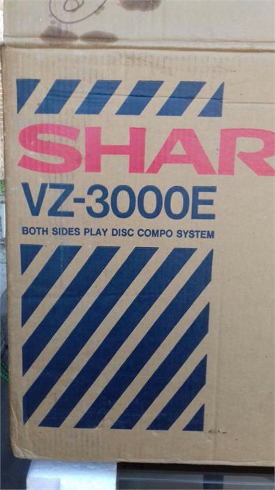 Sharp VZ3000E Music Centre. Very collectable piece from about 1980. Front loading turntable. - Image 3 of 3