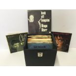 Box Of 7” & EP Vinyl 45rpm Records. To include Ringo Starr - The Beach Boys - The Beatles -