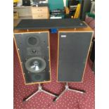 Celeb Mini Professional Loudspeakers. A 2 way loudspeaker system housed in teak wooden cabinets with