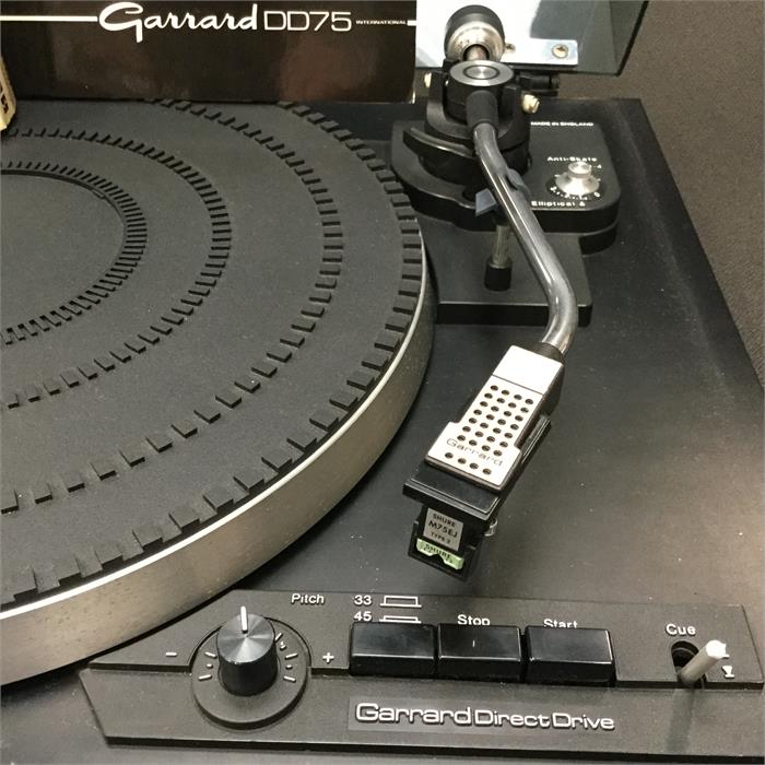 Garard DD75 Turntable. Here we have a direct drive turntable in black plinth. Comes complete with - Image 2 of 2