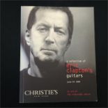 Eric Clapton Rare Auction Catologue. Here we have a Christie’s of New York auction catologue with