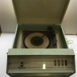 Dansette Monarch Record Player. A portable record player with Bass, Treble, Volume and on off