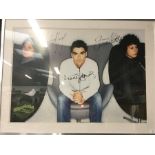 Stereophonics Large Signed Picture In Frame. A nice item signed by all 3 members of the band -