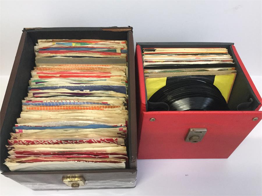 1960’s Pop/Rock 45rpm 7” Vinyl Singles. Here we have 2 boxes of top tunes mainly from the sixtie’