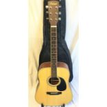 Acoustic Guitar. A lovely chance to own a Autograph Spruce top acoustic guitar. This is in ex shop