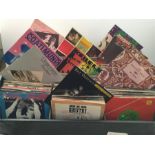 Collection Of 45rpm Vinyl 7" Singles. Large amount of singles from the 70's, 80's and 90's with most