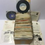 Square Dance Vinyl 45rpm 7” Records. A large box full of singles here most with the written
