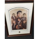 Cliff Richard Framed Ltd Edition Print. This beautifully framed print is Numbered 394 from the