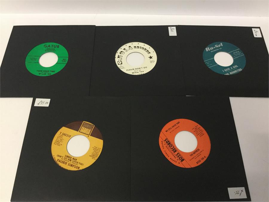 Northern Soul Single Records. As new conditions to include 5 titles: Willie Tee ‘Bring On The - Image 2 of 2