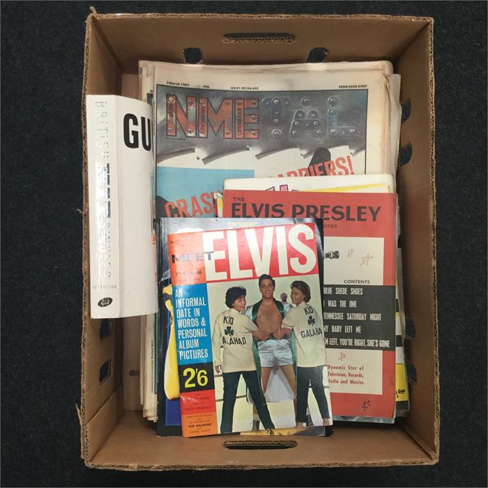 Large Box Of NME Papers And Rock & Roll Magazines. Here we have a pile of NME magazines from the