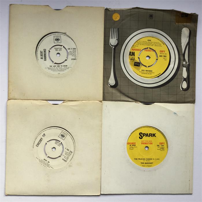 Demo Vinyl 7" Records from 1970's. To Include. Rick Wakeman 'Catherine' on A&M AMS 7061 from - Image 2 of 2
