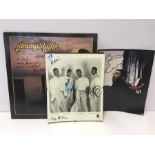 Soul Autograph Collection. Here we have a tour managers collection of signed items to include a
