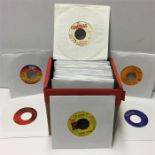 American Soul 45rpm Vinyl Singles. Approx 60 discs here all with the large dinked holes to include